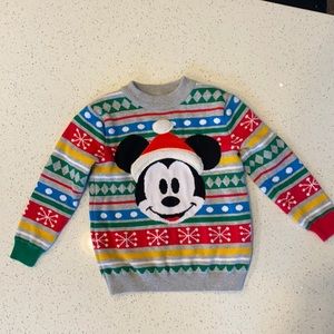 Disney Store 2018 Mickey Mouse Christmas Sweater